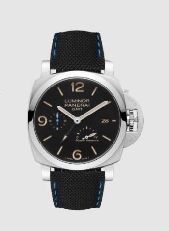 Panerai Luminor GMT Power Reserve 44mm Replica Watch PAM01321 PANERAI SPORTECH BLACK